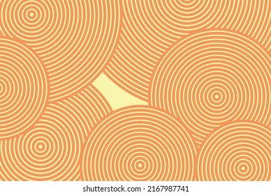 Circle thin line background template for copy space, banner, or poster