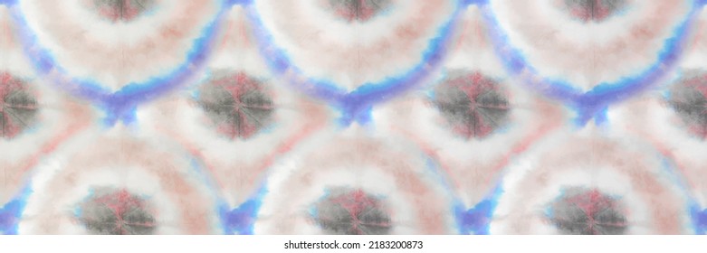 Circle Tie Dye. Blue Tie Dye. Circle Tie Dye. Abstract Dyed Tiedye. Pastel Vector Background. Watercolor Dyed Print. Blue Dirty Circle. Brush Red Shibori. Vector Round Background. Tye Die Curve.  Blur