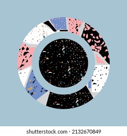 circle TILE vector design, suitable for element design or background