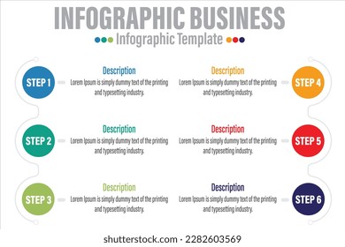  circle timeline step for pregnant or pregnancy infographic concept for slide presentation with 6 Steps, Six 6 option and 6 point list