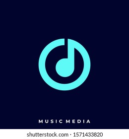 Circle Tones Illustration Vector Template. Suitable for Creative Industry, Multimedia, entertainment, Educations, Shop, and any related business