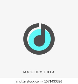 Circle Tones Illustration Vector Template. Suitable for Creative Industry, Multimedia, entertainment, Educations, Shop, and any related business