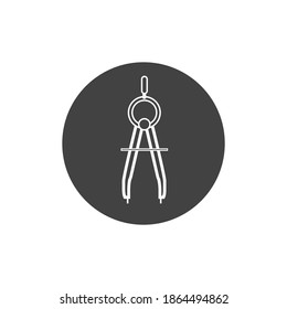Herramientas de círculo con el icono Estilo de contorno