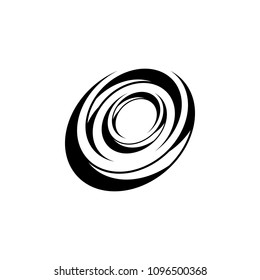 circle tornado icon logo