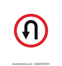 Circle Traffic Sign, Road Sign Vector Template