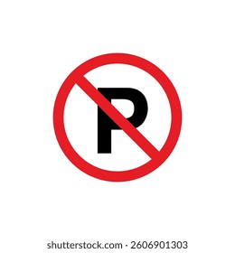 Circle Traffic Sign, Road Sign Vector Template