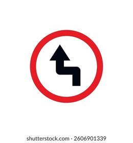 Circle Traffic Sign, Road Sign Vector Template