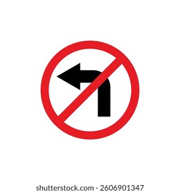 Circle Traffic Sign, Road Sign Vector Template