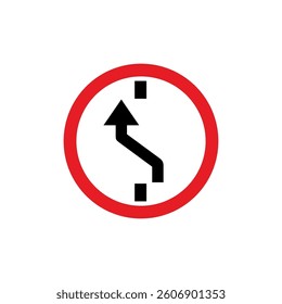 Circle Traffic Sign, Road Sign Vector Template