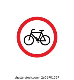 Circle Traffic Sign, Road Sign Vector Template