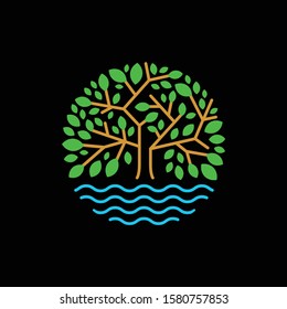 Circle Tree Lake Logo Icon