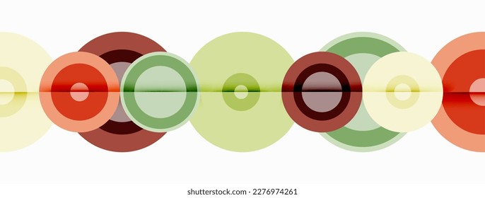 Circle trendy minimal geometric abstract background. Vector Illustration For Wallpaper, Banner, Background, Card, Book Illustration, landing page