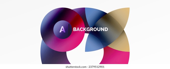 Circle and triangle abstract background. Concept for creative technology, digital art, social communication, and modern science. Ideal for posters, covers, banners, brochures, and websites