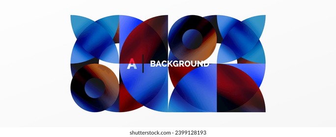 Circle and triangle abstract background. Concept for creative technology, digital art, social communication, and modern science. Ideal for posters, covers, banners, brochures, and websites
