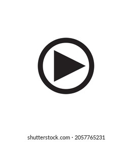 Circle with a triangle in the middle