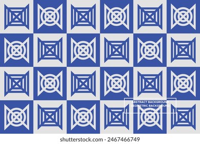 Circle and Triangle Shapes and Designs Blue and Light Blue Colors Geometric Pattern Abstract Pattern Seamless