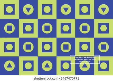 Fondo Abstractas | Fondo geométrico (Formas mixtas) - Patrón, Diseño de Sitio web, Fondo de pantalla, Embalaje, Arte de la pared, Póster, Anuncio, Perfil, Ropa, Textiles, Diseño de interiores (2 Colores) - DL.3.1