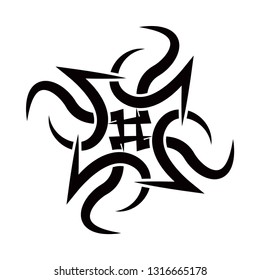 circle tribal tattoo design