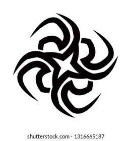 circle tribal tattoo design