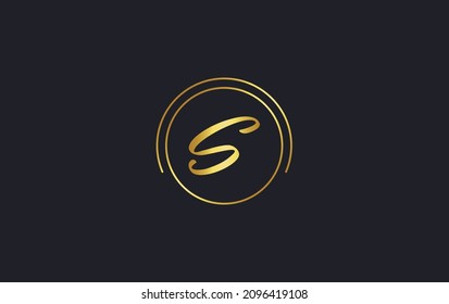 Diseño de un logotipo de arte único y circular con alfabeto