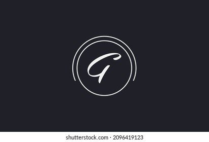 Circle und einzigartiges Art Logo-Design mit Alphabet