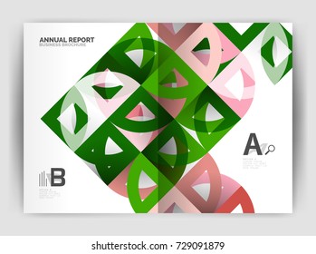 Circle vector abstract backgrounds, annual report business templates. Abstract poster