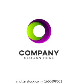 Circle Vector Abstract Logo Design Elements