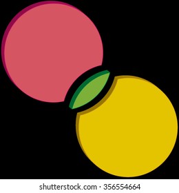 Circle vector background