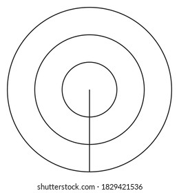 Fondo del vector del círculo. Círculo negro. Símbolo de círculo.