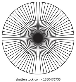 Circle vector background. Black circle. Circle symbol.