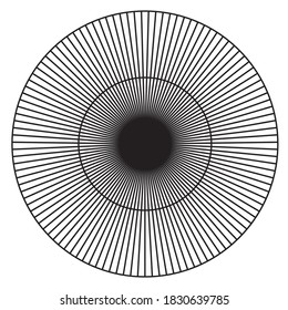 Circle vector background. Black circle. Circle symbol.