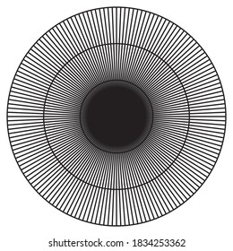 Circle vector background. Black circle. Circle symbol.