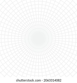 Circle vector background. White circle. Circle symbol. Abstract tunnel. Radar background. White background.