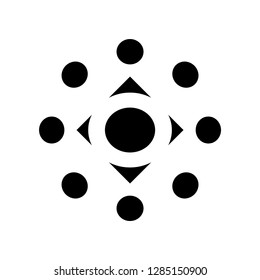 circle vector black