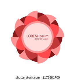 circle vector frame for text
