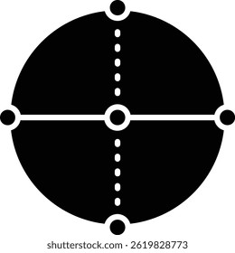 Circle vector icon. Can be used for printing, mobile and web applications.