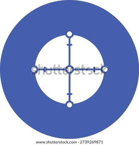 Circle vector icon. Can be used for printing, mobile and web applications.