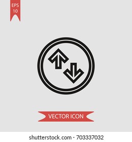 Circle vector icon illustration symbol