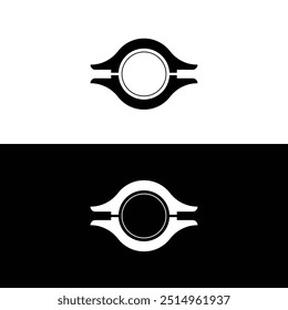 Circle vector icon logo illustration design	
