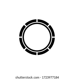 circle vector icon on eps 10
