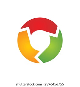 circle vector icon simple logo