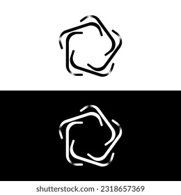 Circle vector icon template logo design 