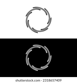 Circle vector icon template logo design 