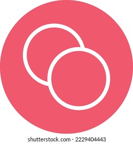 Circle Vector Icon which is suitable for commercial work and easily modify or edit it
