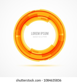 Circle. Vector illustration. Business Abstract Circle icon. Corporate, Media, Technology styles vector logo design template
