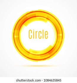 Circle. Vector illustration. Business Abstract Circle icon. Corporate, Media, Technology styles vector logo design template