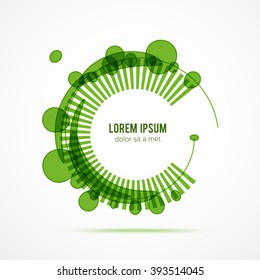 Circle. Vector illustration. Business Abstract Circle icon. Corporate, Media, Technology styles vector logo design template. 