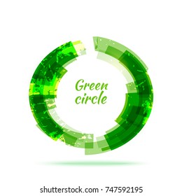 Circle. Vector illustration. Business Abstract icon. Corporate, Media, Technology styles vector logo design template. transparent.