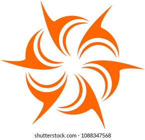 circle vector logo design