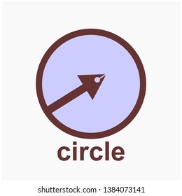 circle vector logo suitable for companies and activities